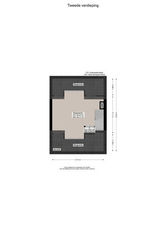 Floorplan - Maluslaan 27, 9741 LK Groningen
